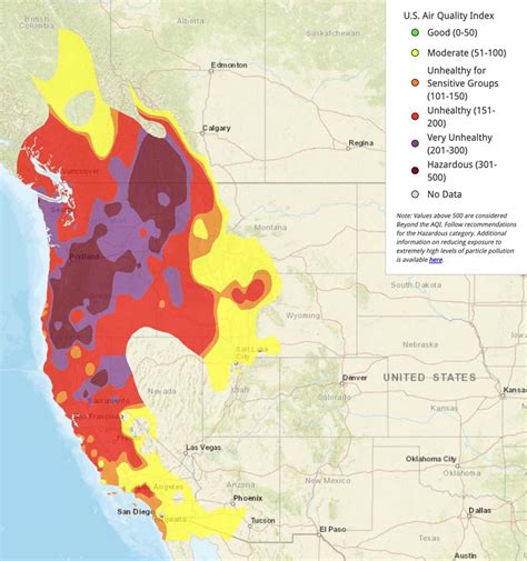 noaa air quality bay area